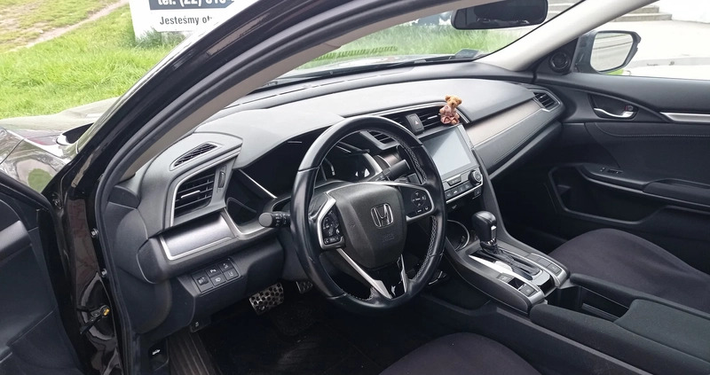 Honda Civic cena 93000 przebieg: 56762, rok produkcji 2019 z Warszawa małe 37